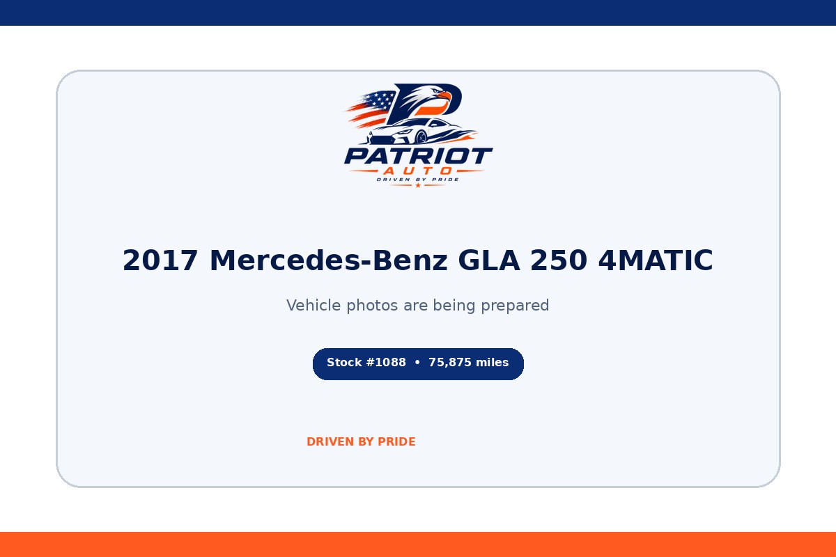 2017 Mercedes-Benz GLA 250 4MATIC